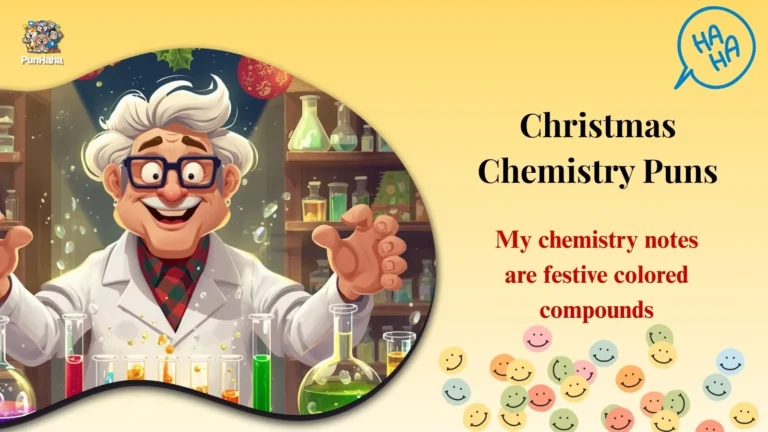 Christmas Chemistry Puns